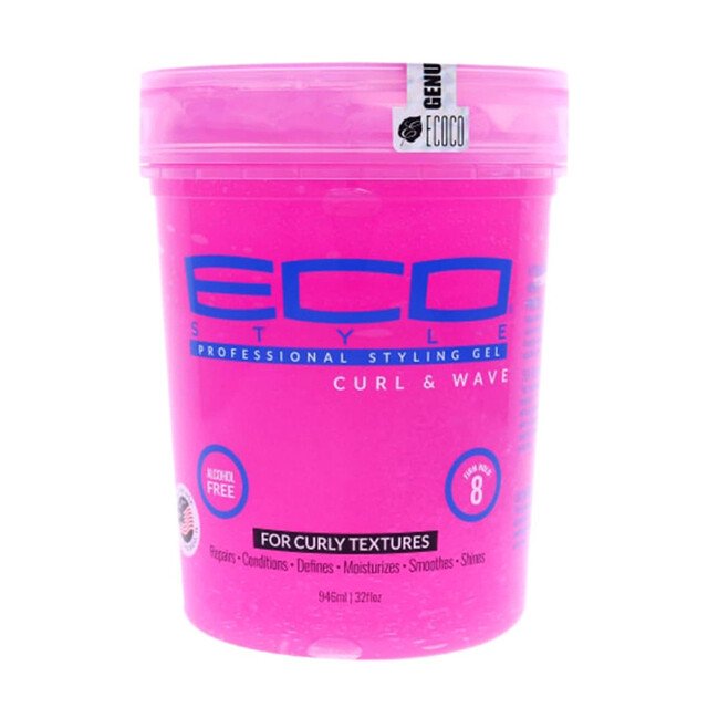 EcoStyler Styling Gel Curl & Wave Pink 32 oz